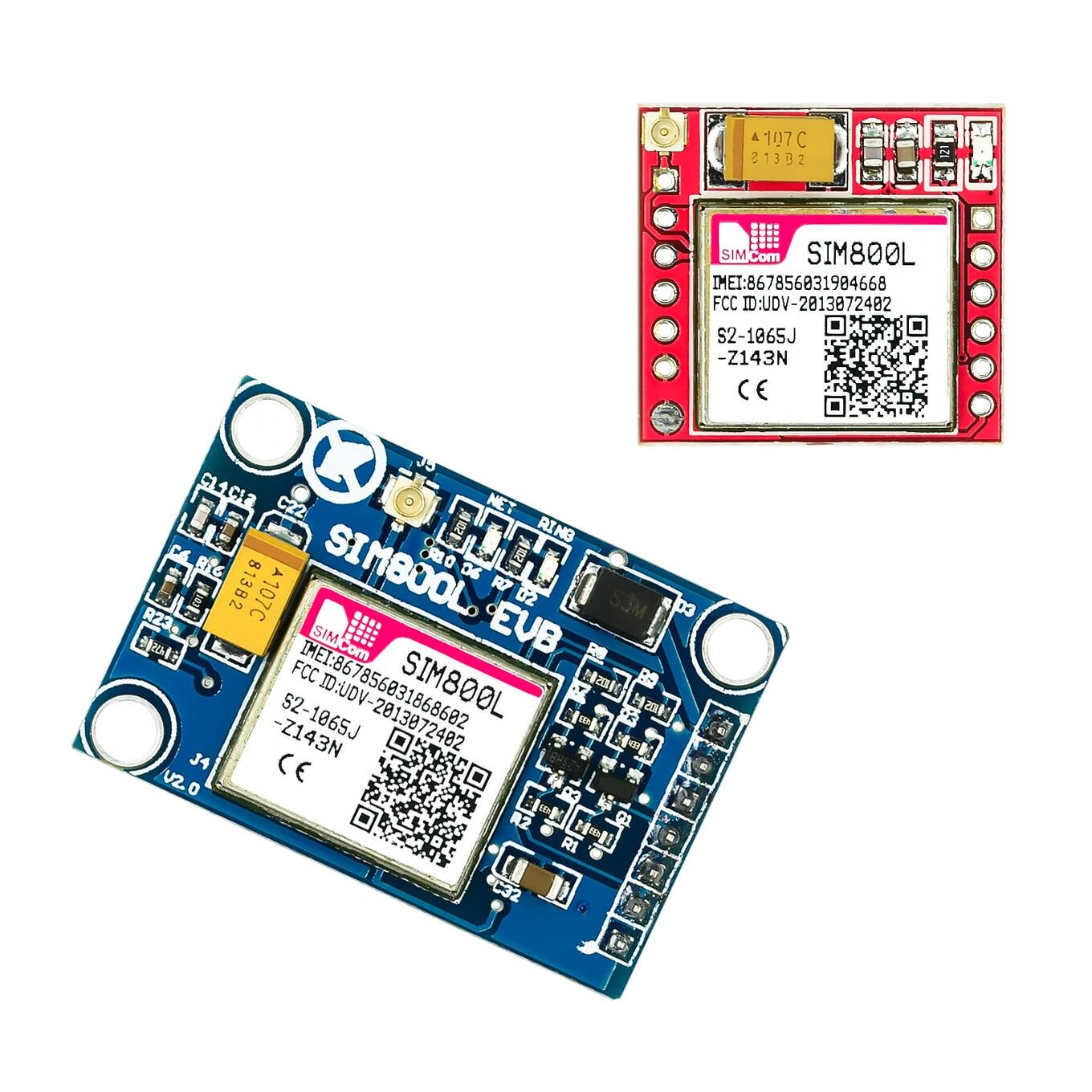 Mô-đun GSM GPRS SIM800L Nhỏ Nhất Bo Mạch Lõi Thẻ MicroSIM Cổng Nối Tiếp TTL Bốn Băng Tần