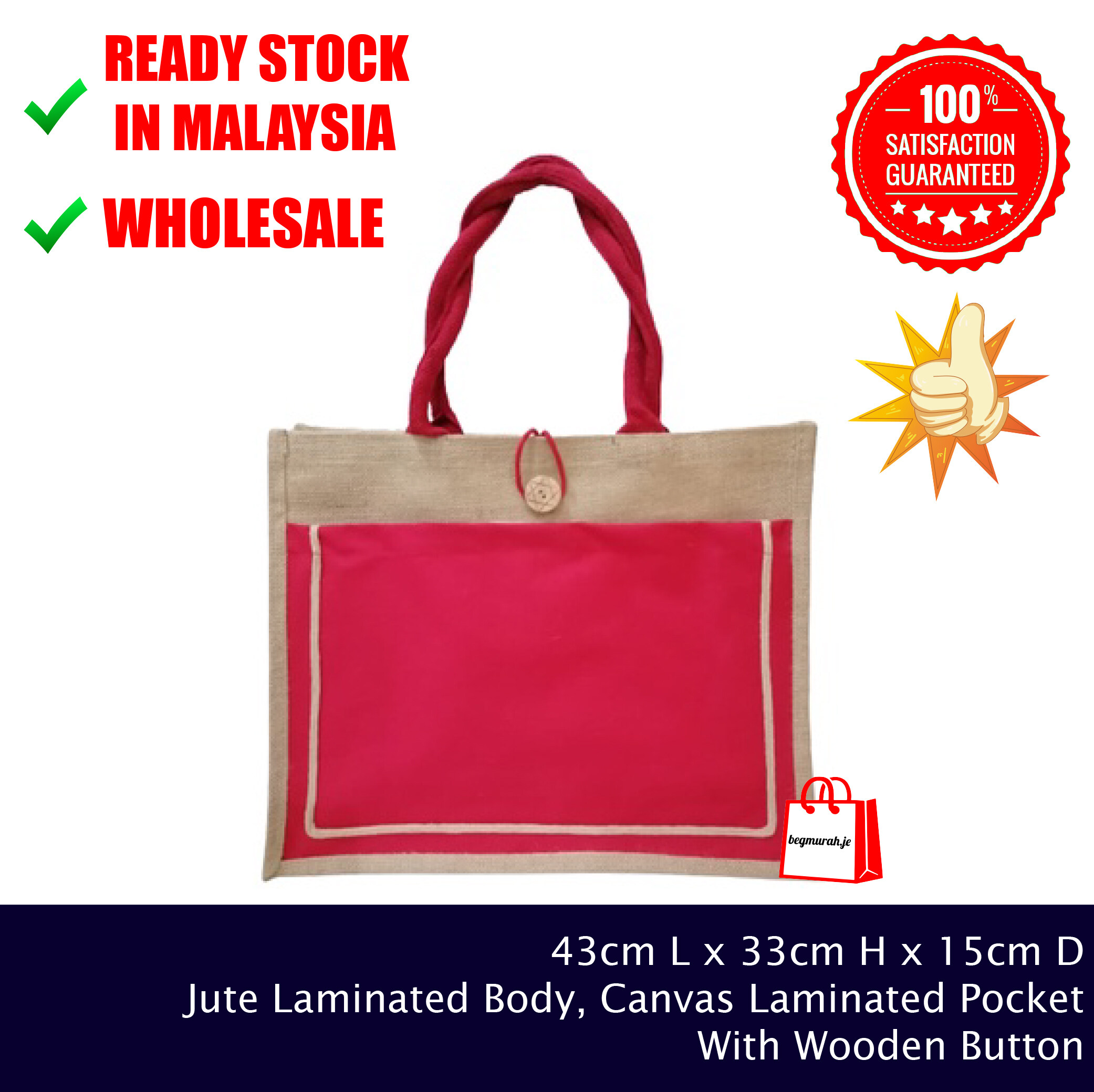 Plain tote cheap bag borong malaysia