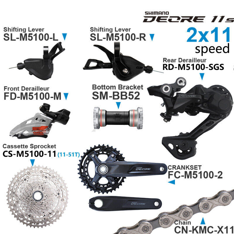 Shimano slx top 2x11 groupset