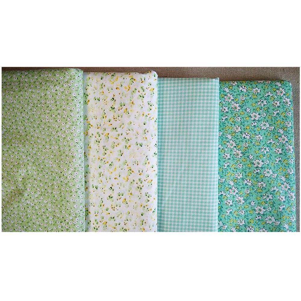 Bộ 4 miếng vải bằng cotton kích thước 50*50cm/25*25cm dùng làm khăn trải bàn trang trí làm rèm cửa - INTL