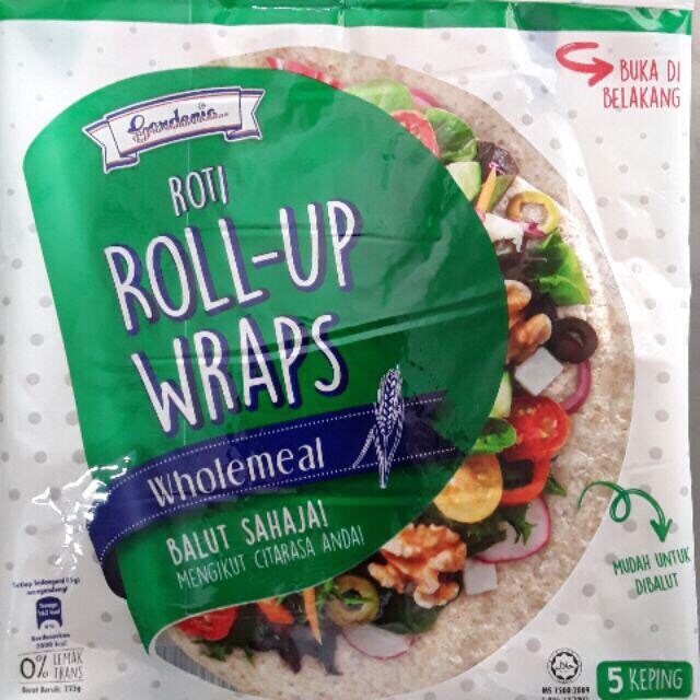 GARDENIA ROLLUP WRAPS 5'S (WHOLEMEAL) Lazada