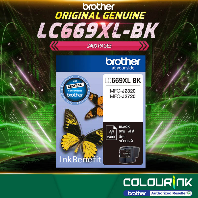 Brother Original Genuine LC669XL Black 