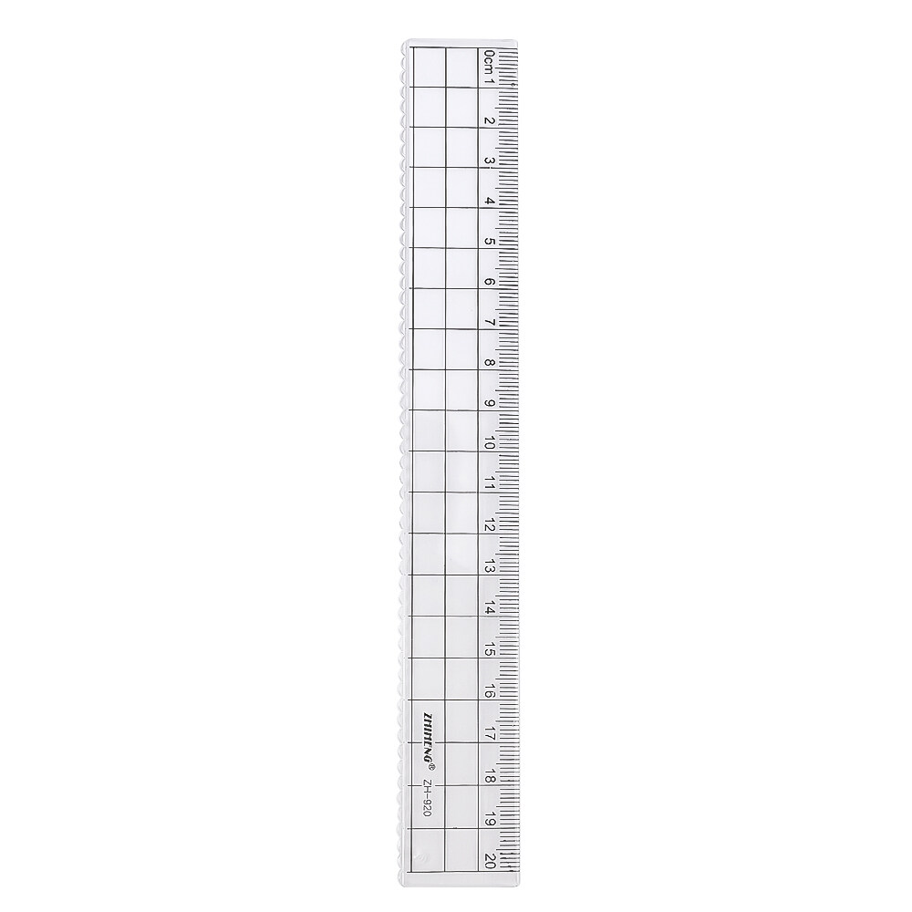 【Free Shipping】Creative Simple Ruler Transparent Acrylic Plastic Scale ...