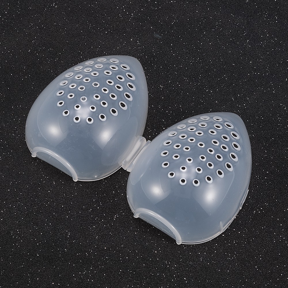 Hộp Đựng Xốp WOOLOVE Beauty Hộp Đựng Mút Trang Điểm, Hộp Sấy Khô Thoáng Khí Trong Suốt Hình Quả Trứng Rỗng
