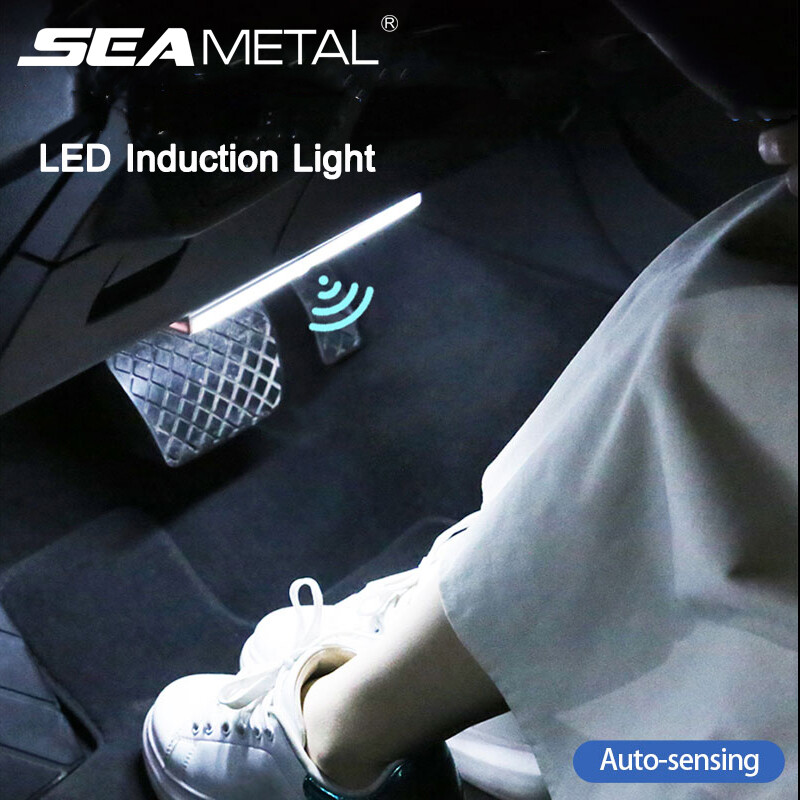 Adjustable LED Induction Light Car Auto-sensing Lamp One-click Touch Light USB Charging