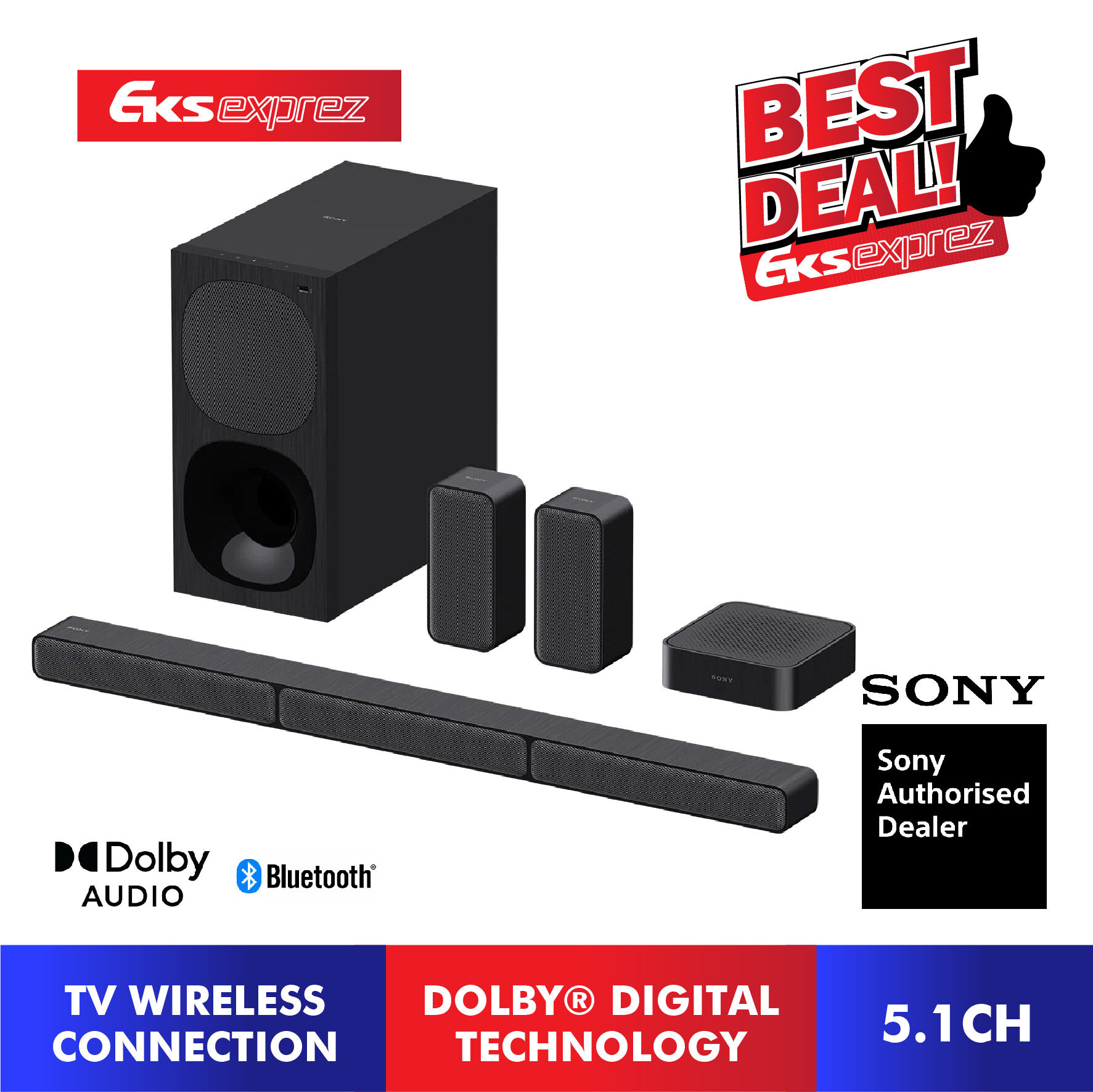 Sony best sale 5.1 wireless