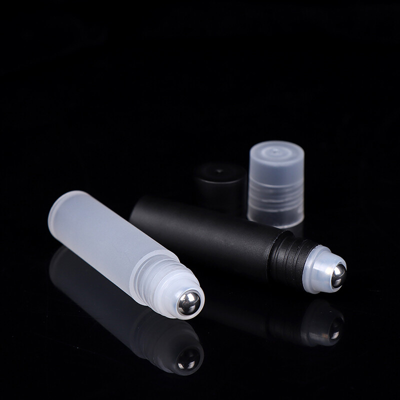 Ruing 5ml cuộn nhựa-on Nước hoa bottlesstainless bi lăn thép container rỗng