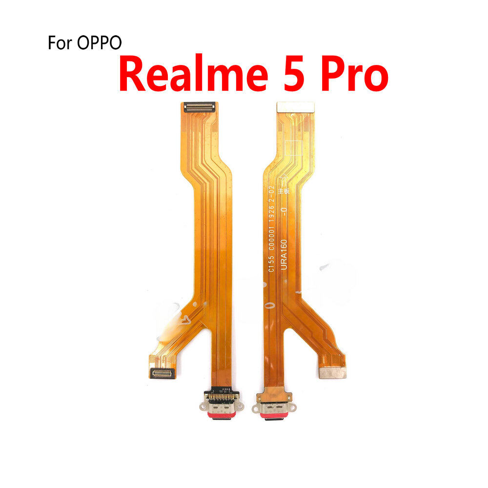 For realme 5 pro /realme q usb charger connector flex cable usb charging dock pcb board flex cable repair spare parts