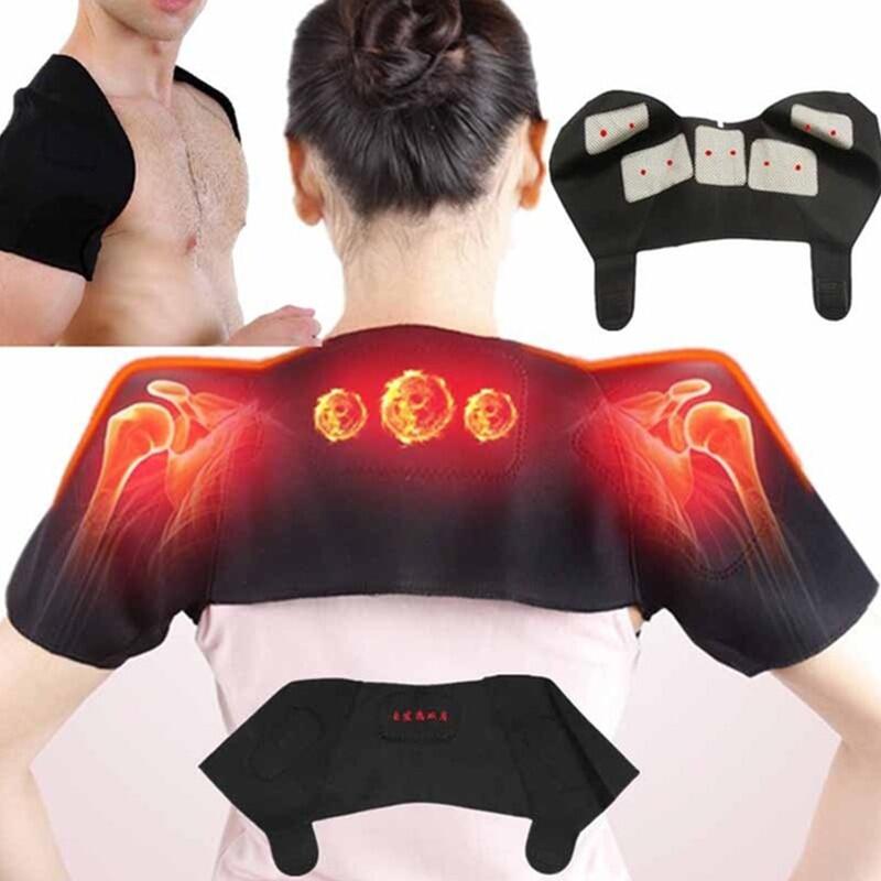 Tourmaline Shoulder Heating Belt Therapy Neck Support Relieve