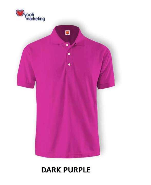 dark purple polo t shirt