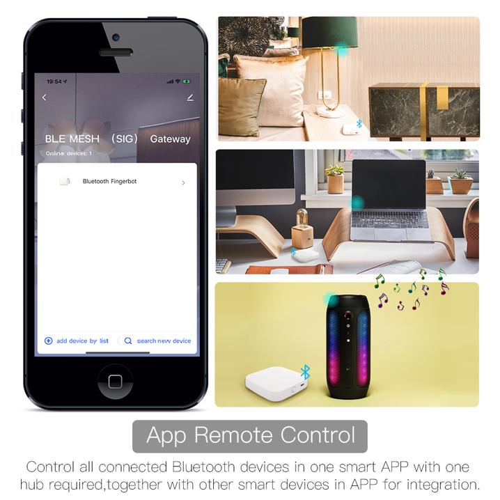 Tuya Smart Bluetooth Gateway Hub SIG Mesh WiFi Smart Life APP