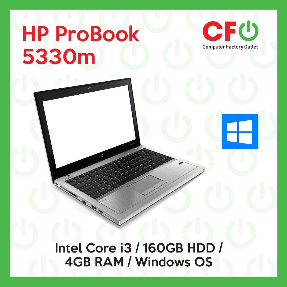 HP ProBook 5330m / Intel Core i3 / 4GB RAM / 160GB HDD / Windows OS Laptop / 1 Month Warranty (Factory Refurbished) Malaysia
