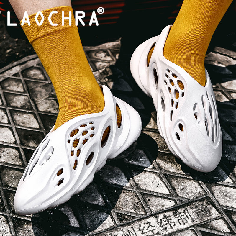 LAOCHRA Fashion Sandals For Men Women Unisex Shoes Big Size 36-46 Korean Summer Beach Sandals Water Shoes Men Soft Sole Outdoor Men Sandals Men Shoes