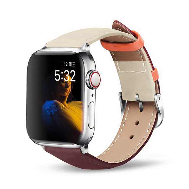 Single Soft Leather Strap For Apple watch Ultra 49mm 44mm 40mm 4 5 6 se 1 2 3 correa 42mm 38mm Replace wrist bracelet for i Watch series ultra 8 7 41mm 45mm 49mm strap