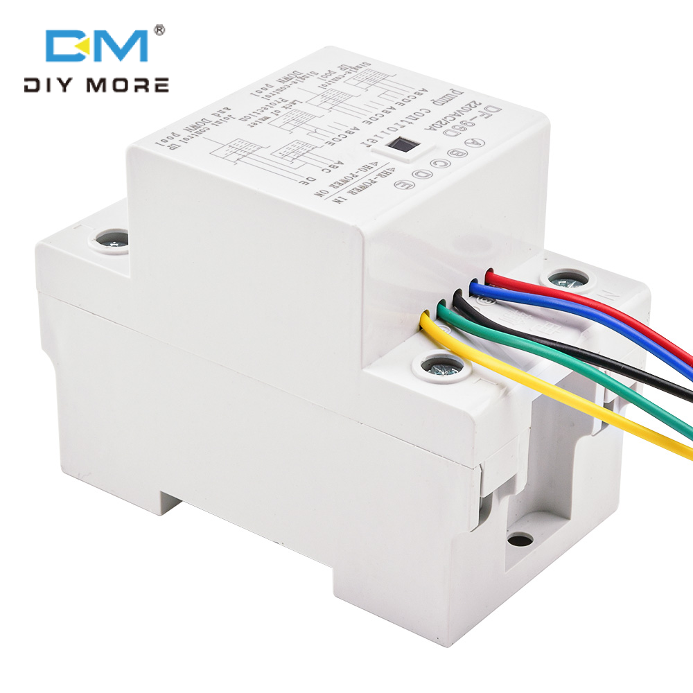 diymore Bộ Điều Khiển Mực Nước Df-96D Df-96Dk Có Cảm Biến Bộ Điều Khiển Bơm Nước Rơ Le Mực Nước Bể Chứa Nước Tự Động Cảm Biến Lưu Lượng Bộ Điều Khiển Bơm Nước Với Đầu Dò Dây 2 Mét