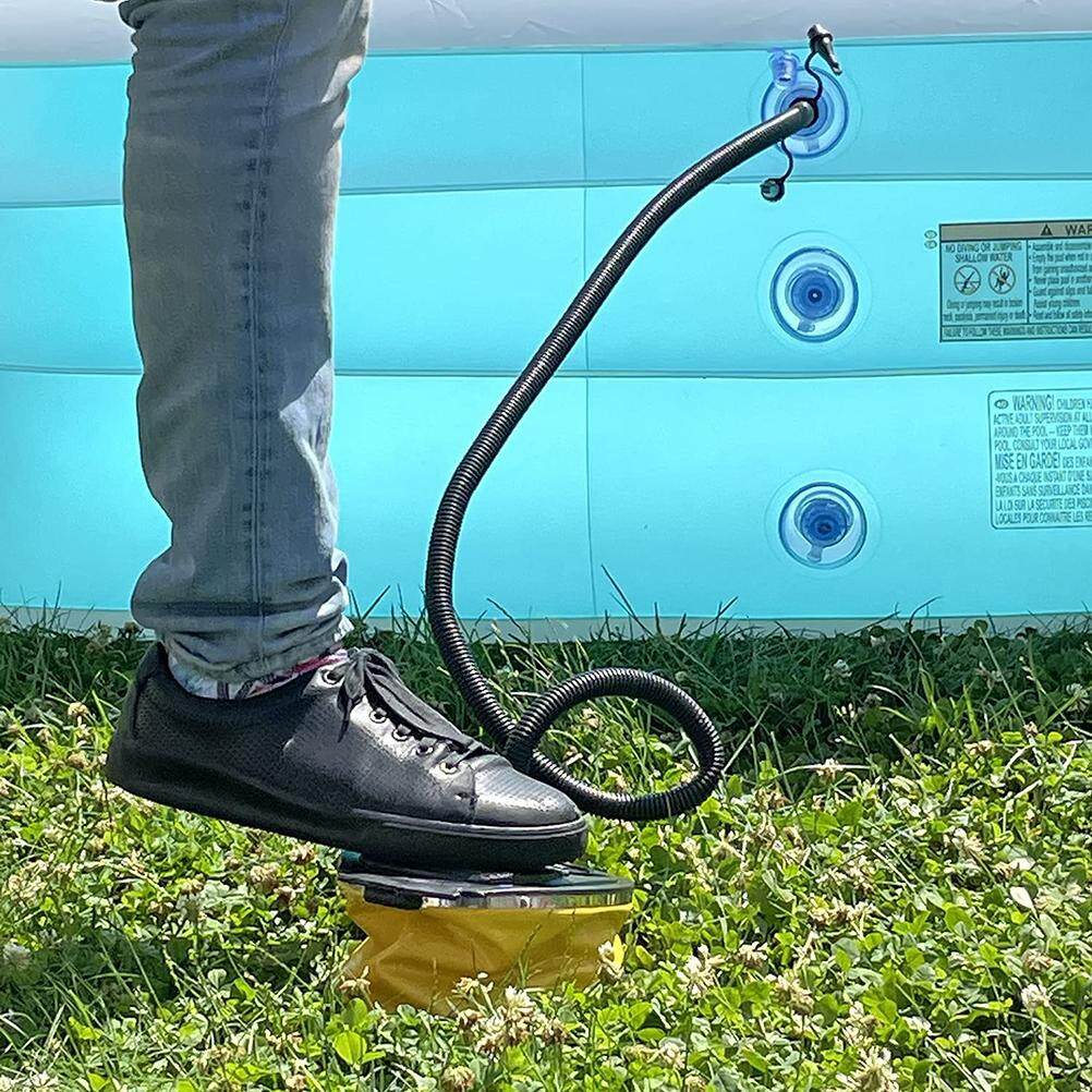 3L Bellows Foot Pump Air Pump for Inflatable Pool Tube Air Mattress Bed