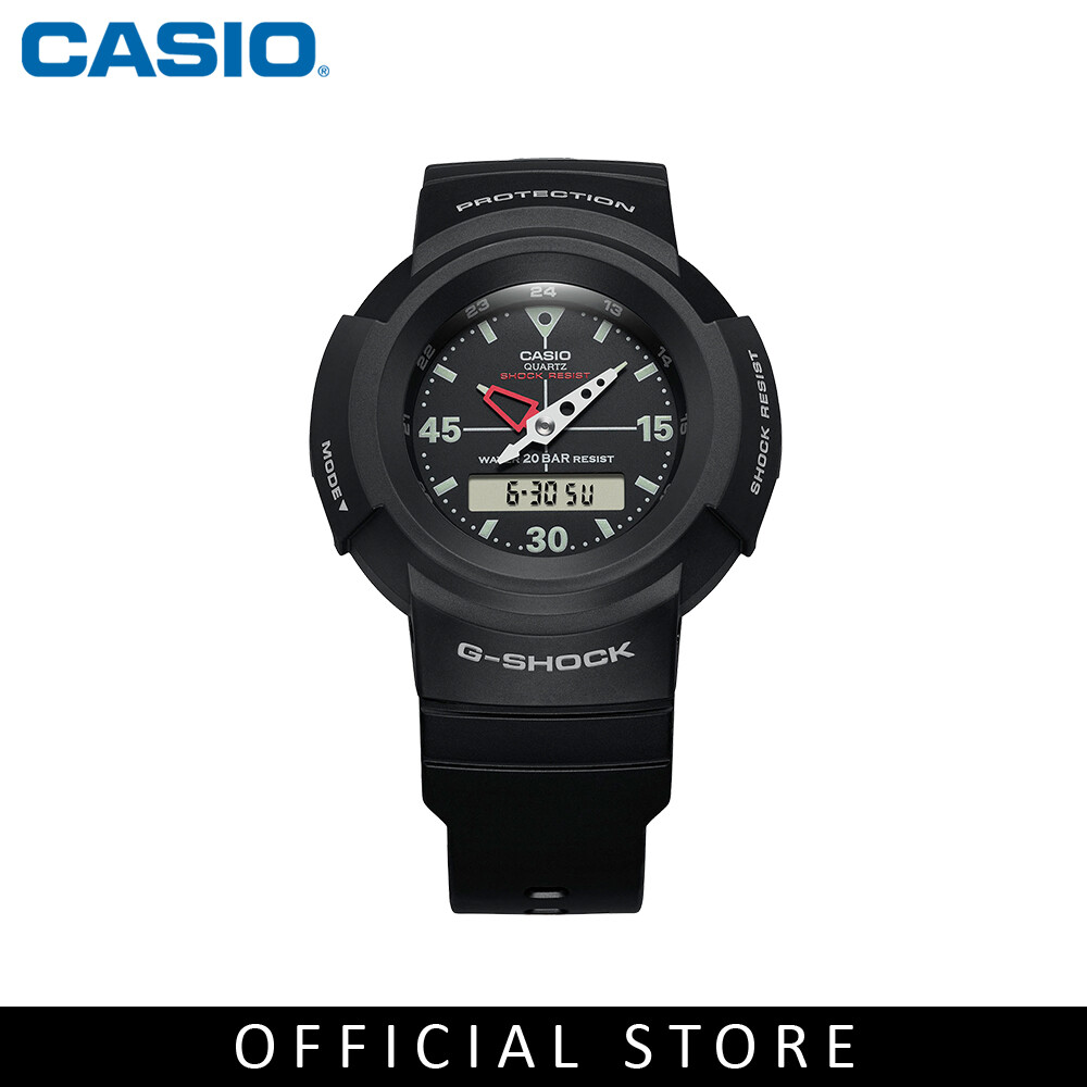 Casio G Shock Aw 500e 1e Black Resin Band Men Sports Watch Lazada
