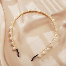 FINE TOO Thời Trang Hàn Quốc Băng Đô Ngọc Trai Ins Băng Đô Công Chúa Phụ Nữ Thanh Lịch Phụ Kiện Tóc Quà Tặng