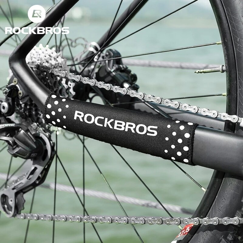RockBros Chuỗi Xe Đạp Bảo Vệ Bìa Khung Sticker Velcro Bảo Vệ Xe Đạp Sơn Road Bike Mountain Bike Phụ Kiện Xe Đạp