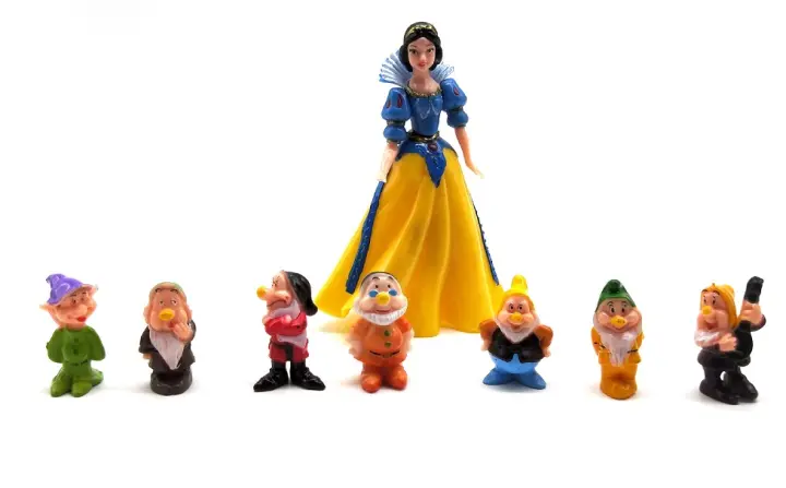 seven dwarfs doll set