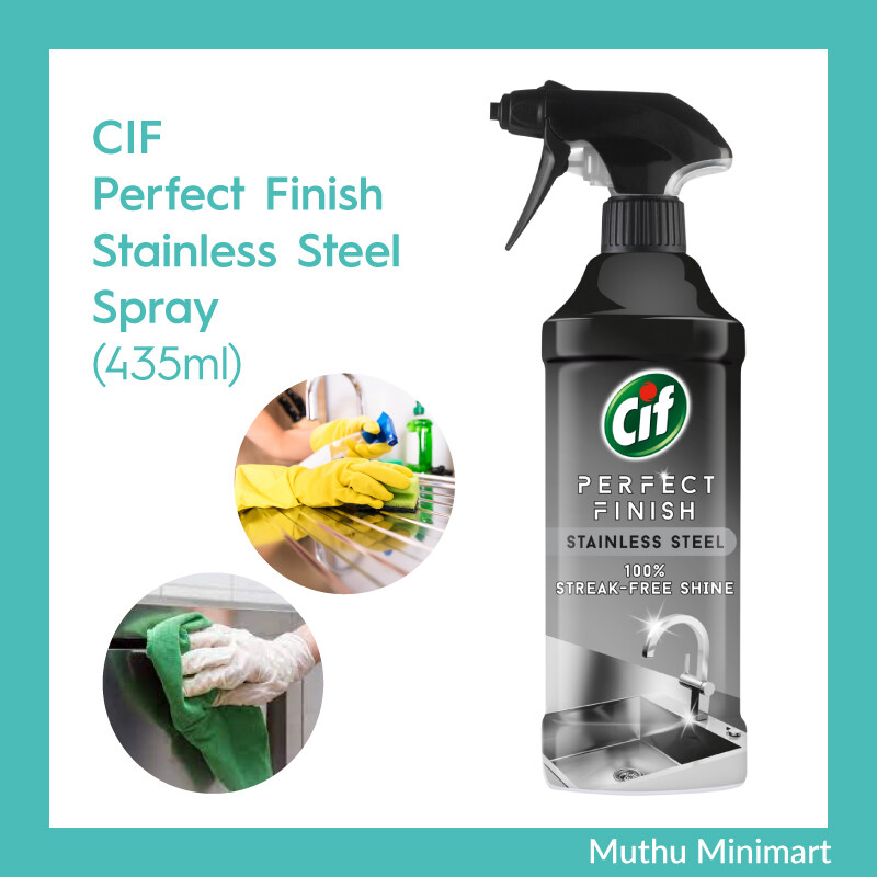 CIF | Perfect Finish Stainless Steel Cleaner Polish Stainless Steel