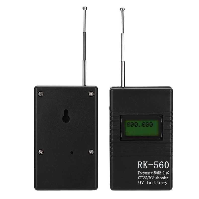 GGEX Shop : 》 Rk560 50mhz-2. 4Ghz máy đo tần số tay cầm xách tay kiểm tra đài phát thanh mét CTCSS/DCS giải mã cho hai chiều đài phát thanh bộ đàm