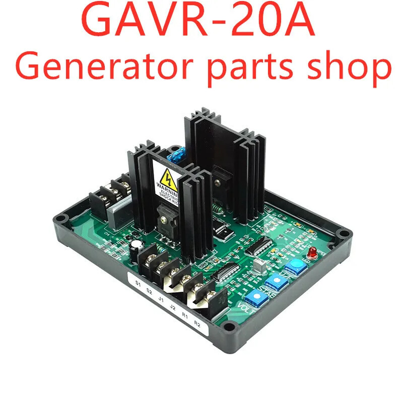 【Ready Stock】Automatic Voltage Regulator Module Frequency Protection EMI Suppression GAVR-20A Universal Automatic Voltage Regulator 20A Generator SX440 Generator Automatic Voltage Regulator Controller Phase Stabilizer