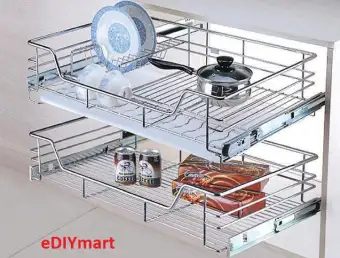 Best Buy 800mm Kitchen Cabinet Multi Function Pull Out Basket