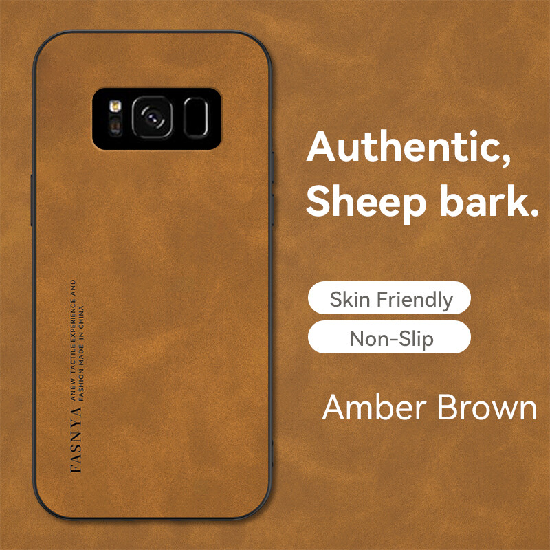 Cho Samsung Galaxy S8 cộng với trường hợp Samsung S8 S8 TPU mềm mờ chống Sốc Ốp điện thoại kết cấu da Bìa