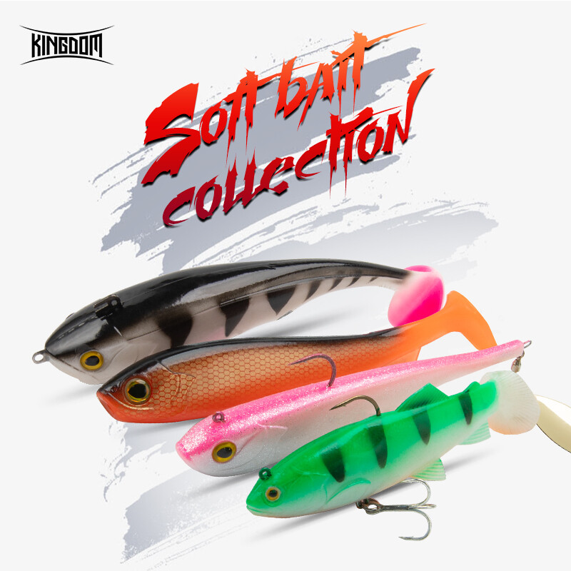 Kingdom Hot Perfect Soft Baits 120mm 200mm 160mm 170mm Good Action Sinking Fishing lures Swimbaits Artificial soft lure