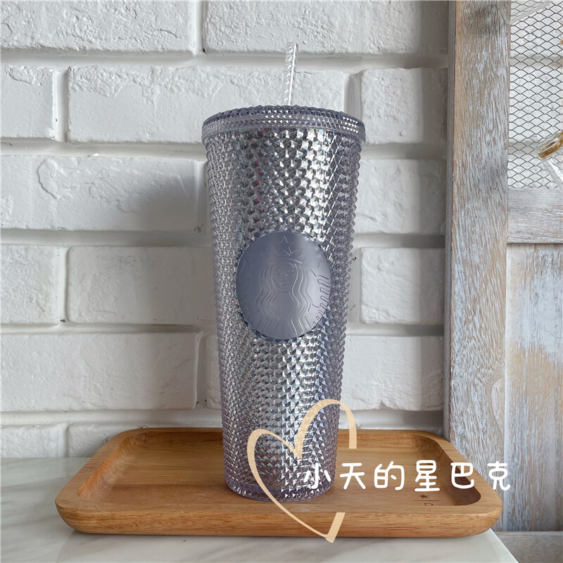 Starbuck New 50th Anniversary Cup Gradient Emerald Cloud Marble Pattern Glass Cold Drink Mark Water Cup starbuck cup starbuck mug starbuck tumbler starbuck singapore official starbuck flagship store