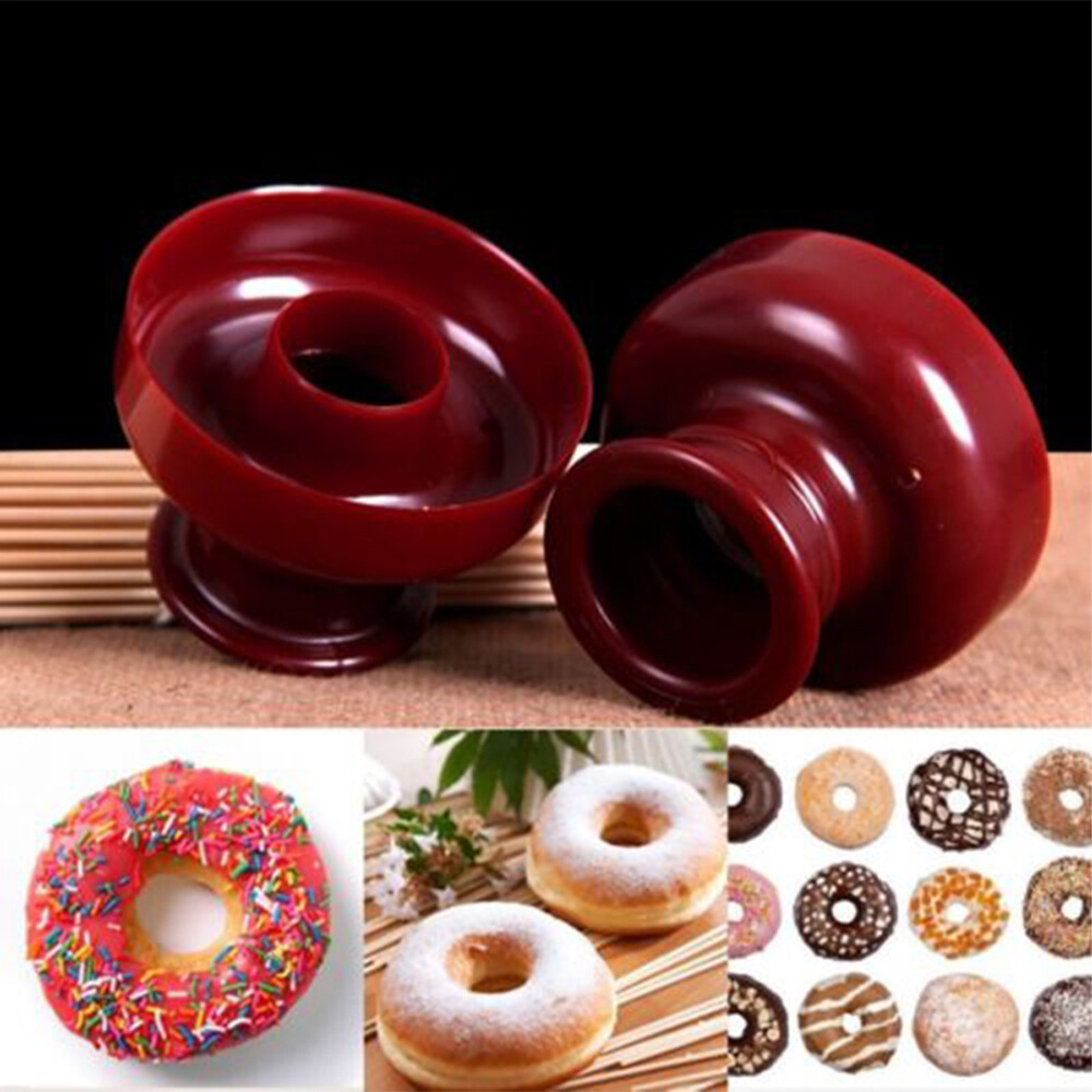 Donut Maker Cutter Fondant Cake Bread Desserts Bakery Mould Mold Baking Tools