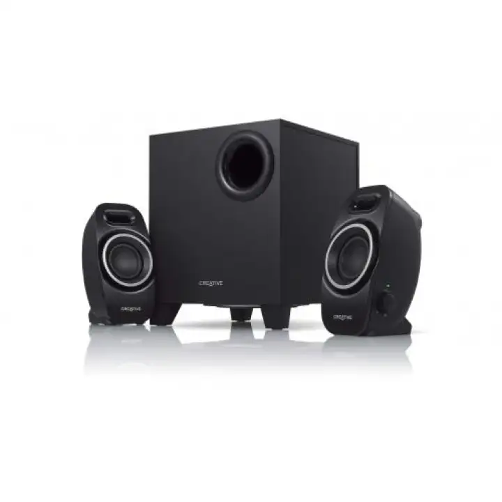 To Play A Powerful Sound With Crisp Bass At The Creative Sbs 50 Compact Size 2 1 Speaker System Sp Sbs 50 Lazada Ph