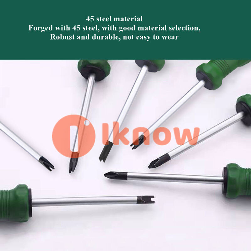 I know 5pcs special screwdriver for bull socket, screwdriver tool magnetic shaped triangle, U type, Y type, internal cross herringbone screwdriver