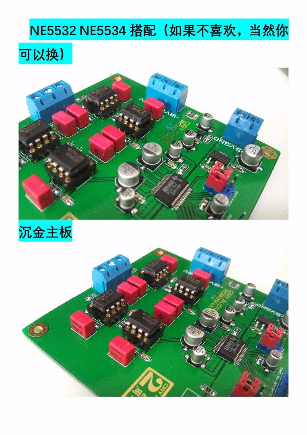DYKB Mô-đun Giải Mã DAC Hifi PCM1794A Mô-đun Kỹ Thuật Số Âm Thanh 24Bit 192K PCM1794 IIS I2S Inter NE5532 NE5534