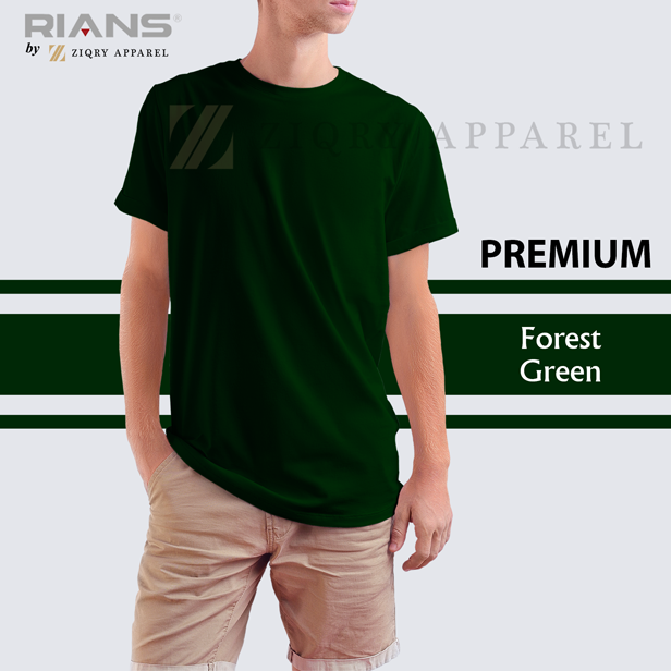 RIANS Premium 190 gsm ( Short Sleeve ) Cotton Round Neck T-Shirt ( Men ...