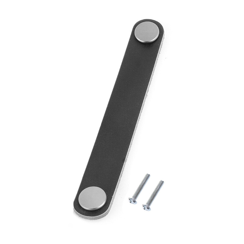 2sql Leather Leather Strap Furniture Hardware Cabinet Cupboard Handle Dresser Drawer Pull Door Kitchen Brown Wardrobe Knobs