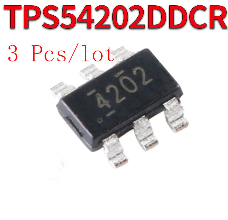 3 pcs/lot tps54202ddcr screen print 4202 sot23-6 patch regulator