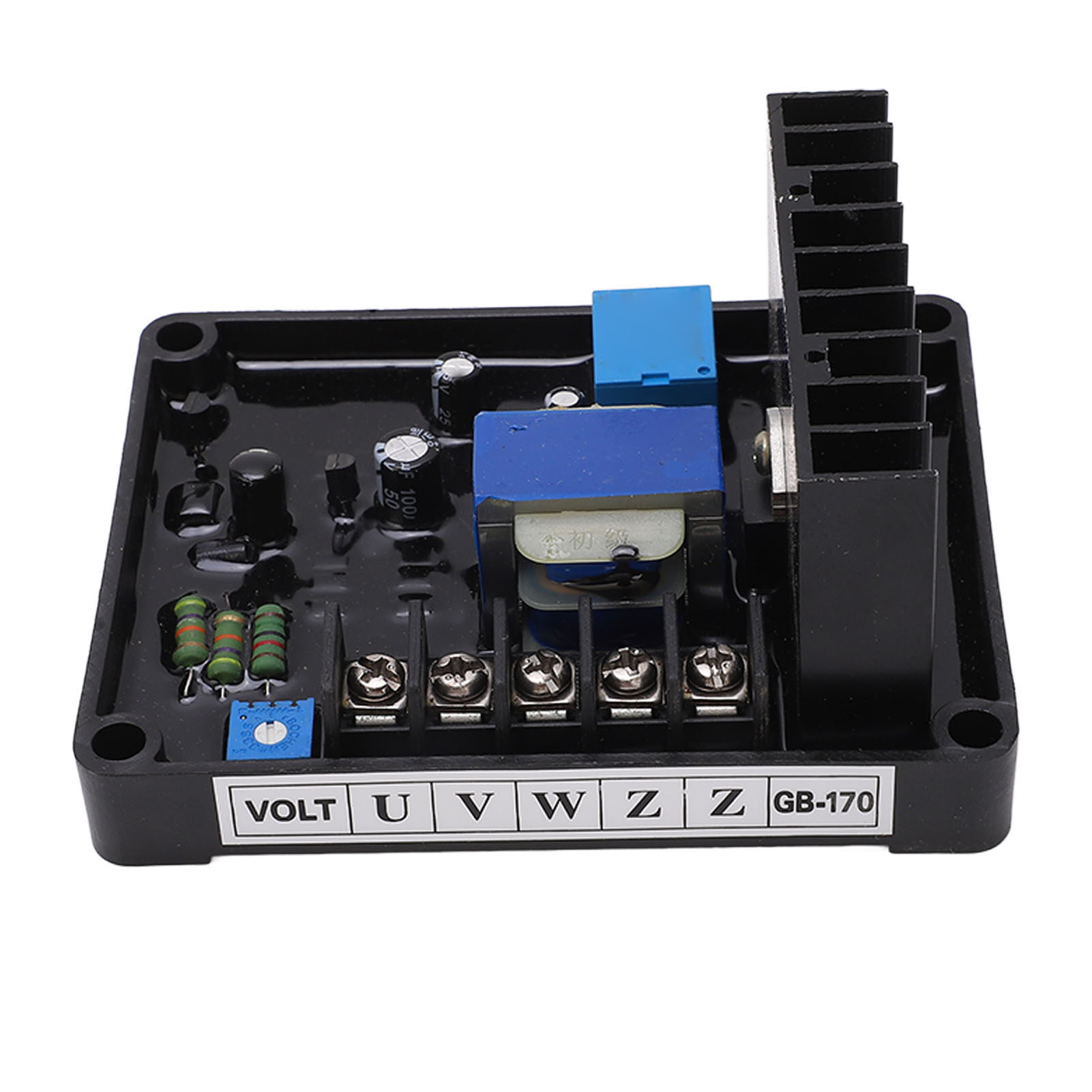 Brushed Voltage Regulator AC400V Automatic Brushed AVR Regulator GB170 for Replacement