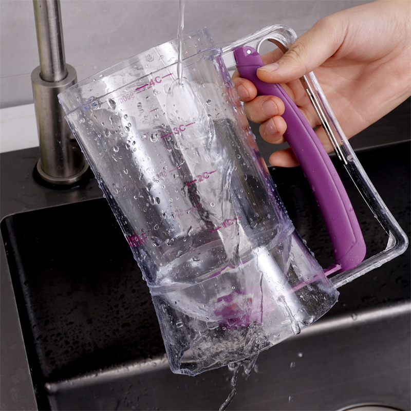 900ml Batter Dispenser Baking Cream Flour Paste Separator Pancake Cupcake Pastry Muffin Measuring Cup Funnel Kitchen Accessories
