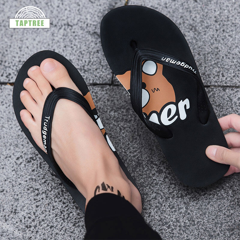 Taptree Men Flip Flops Summer Flat 