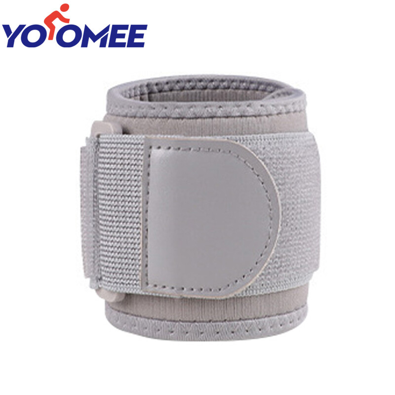 Yoomee 1 Pcs Men Wrist Support Adjustable Wrist Brace Wrap Tennis Basketball Badminton Wristband Weight Lifting Gym Training Wrist Support