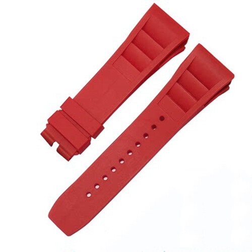 Top Quality 25mm Soft Nature Silicone Rubber Watchband Replace For Richard Mille Watch band Strap Bracelet Screw watch series