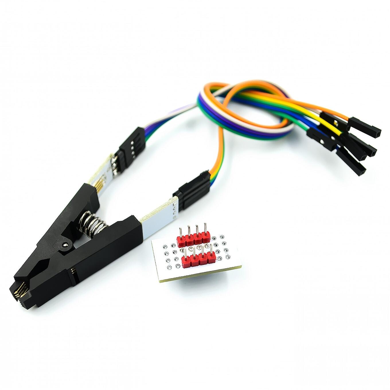 Mô-đun Lập Trình USB BIOS EEPROM Flash Sê-ri CH341A 24 25 + Kẹp Kiểm Tra SOIC8 SOP8 Cho EEPROM 93CXX / 25CXX / 24CXX