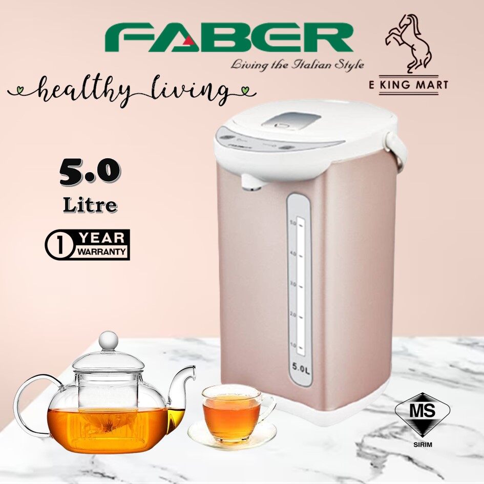 Faber Thermo Pot 5.0 Litre FTP FANTASIA 505 2 Ways Hot Water Dispenser