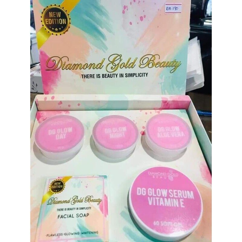 set diamond gold skincare