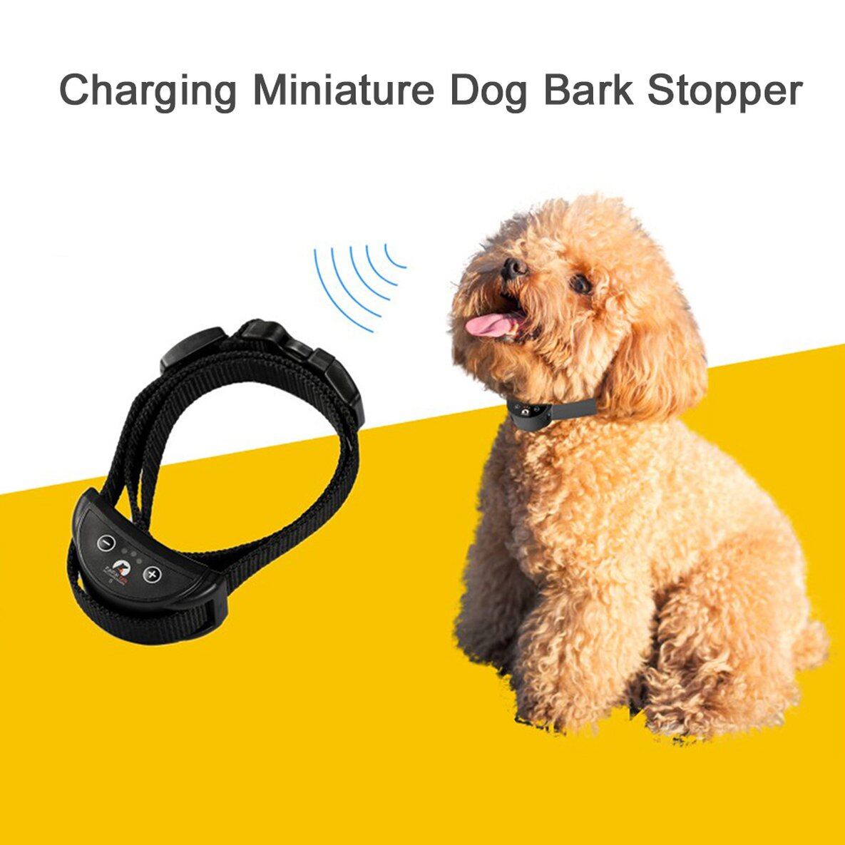 PaiPaitek PD258-S Dog Training Adjustable Collar Anti-barking Collar USB Charging Dog Trainer