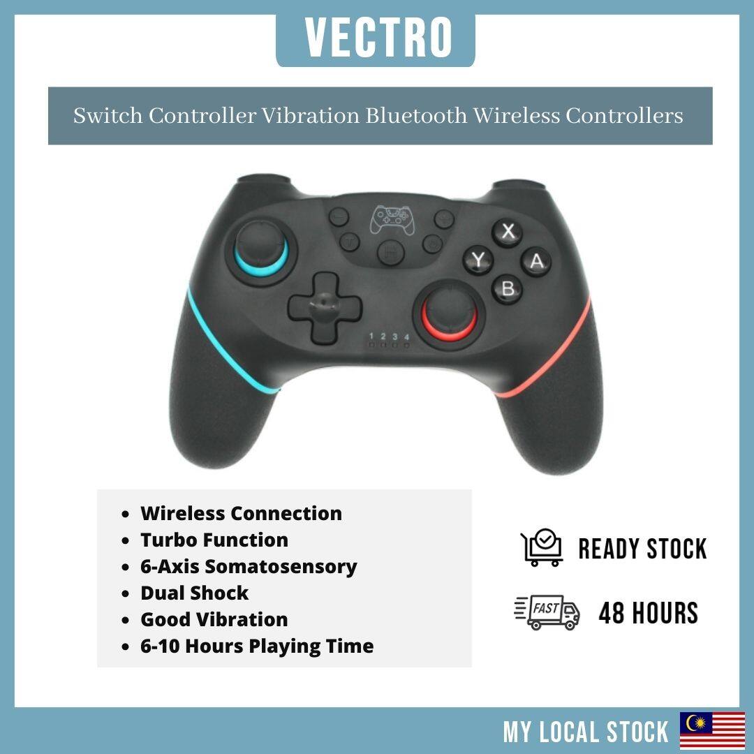 Switch Gaming Controller with Vibration | Bluetooth Wireless Console ...