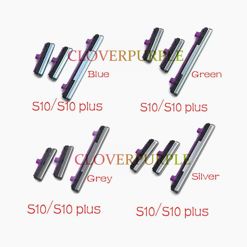 Side Keys Power and Volume Buttons Replacement Parts for Samsung Galaxy S10 / S10 Plus