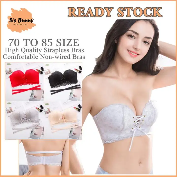 High Quality Women S Sexy Lace Strapless Bra Comfortable Wireless